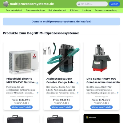 Screenshot multiprozessorsysteme.de