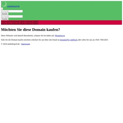 Screenshot multishop24.de