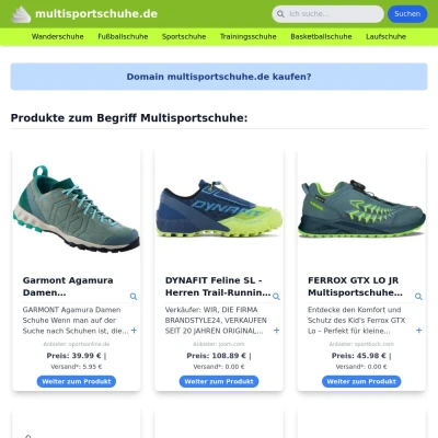 Screenshot multisportschuhe.de