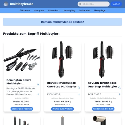 Screenshot multistyler.de