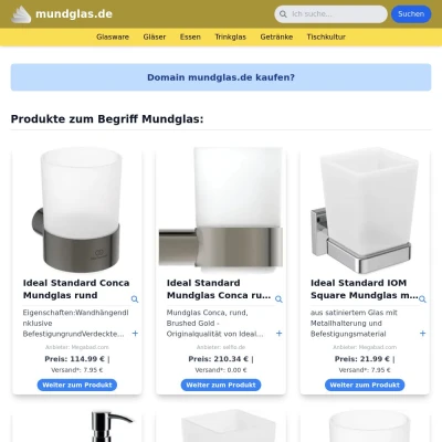 Screenshot mundglas.de