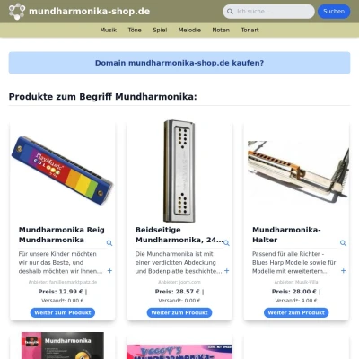 Screenshot mundharmonika-shop.de