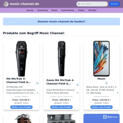 Screenshot music-channel.de