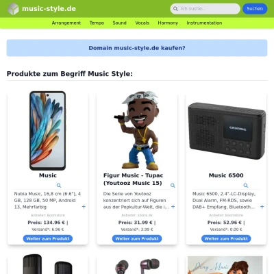 Screenshot music-style.de