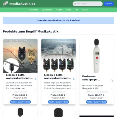 Screenshot musikakustik.de