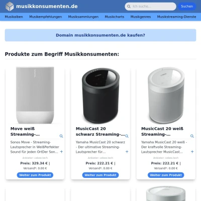 Screenshot musikkonsumenten.de