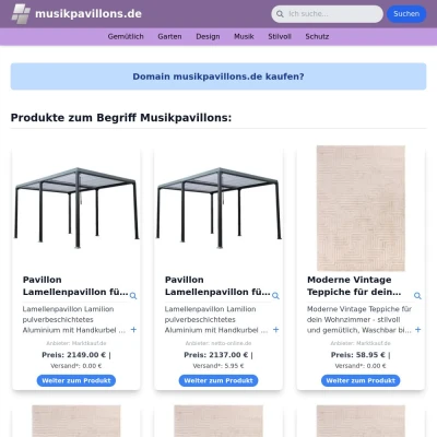 Screenshot musikpavillons.de