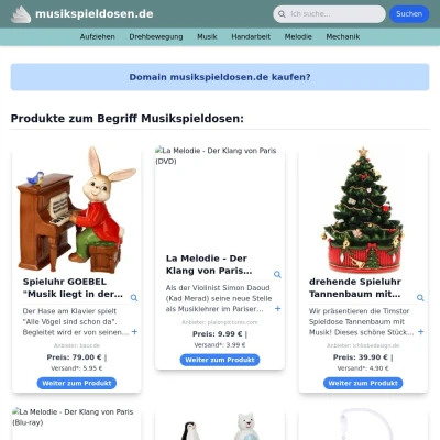 Screenshot musikspieldosen.de
