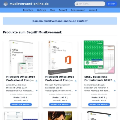 Screenshot musikversand-online.de