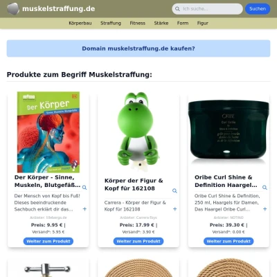 Screenshot muskelstraffung.de