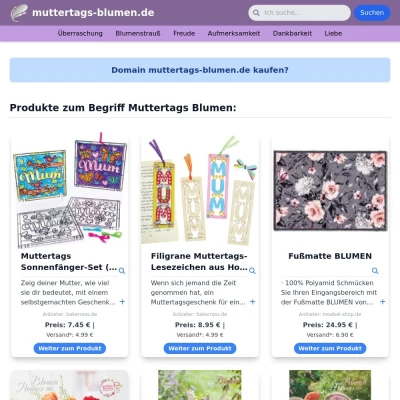 Screenshot muttertags-blumen.de