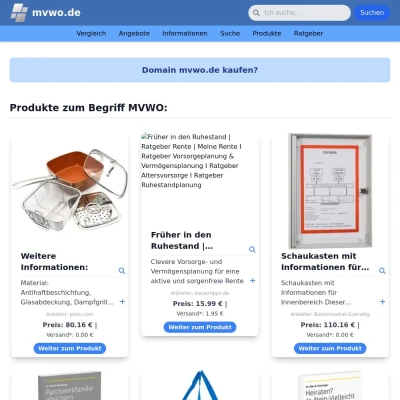 Screenshot mvwo.de