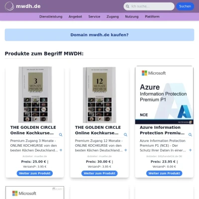 Screenshot mwdh.de