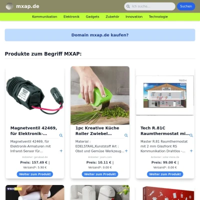 Screenshot mxap.de