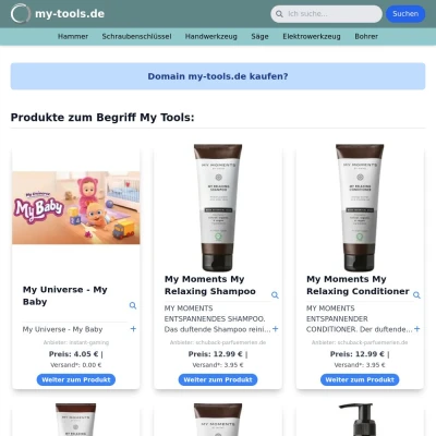 Screenshot my-tools.de