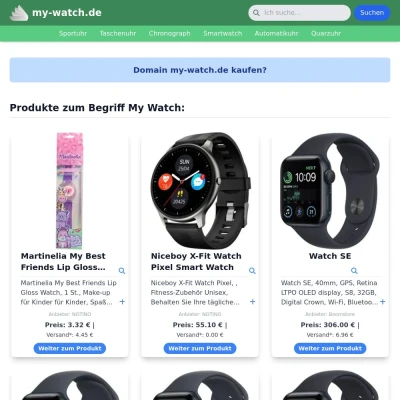 Screenshot my-watch.de