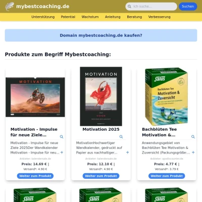 Screenshot mybestcoaching.de