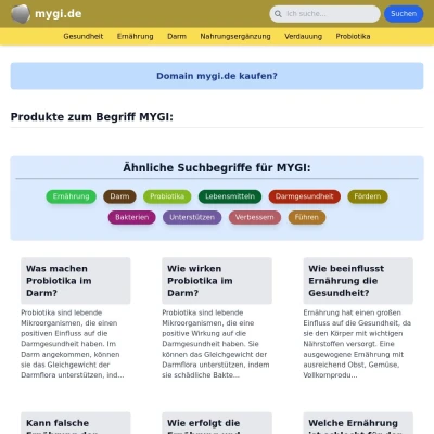 Screenshot mygi.de