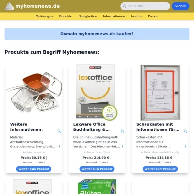 Screenshot myhomenews.de