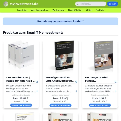 Screenshot myinvestment.de