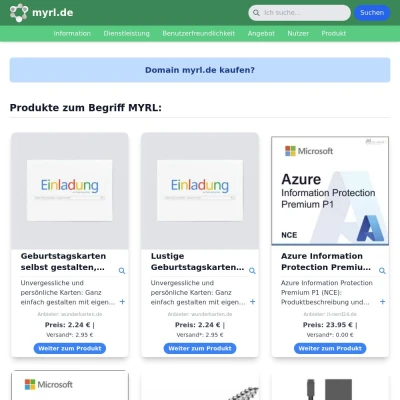Screenshot myrl.de