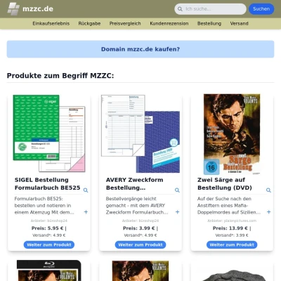 Screenshot mzzc.de