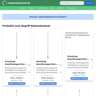 Screenshot nabenabstand.de