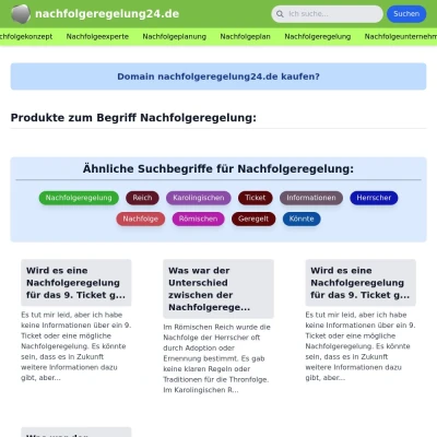 Screenshot nachfolgeregelung24.de