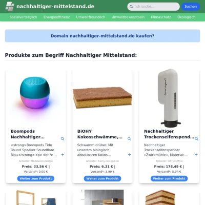 Screenshot nachhaltiger-mittelstand.de