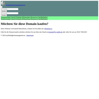 Screenshot nachhaltigkeitsmanagement.at