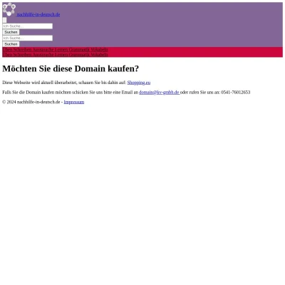 Screenshot nachhilfe-in-deutsch.de