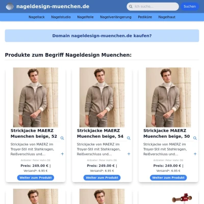 Screenshot nageldesign-muenchen.de