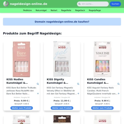 Screenshot nageldesign-online.de