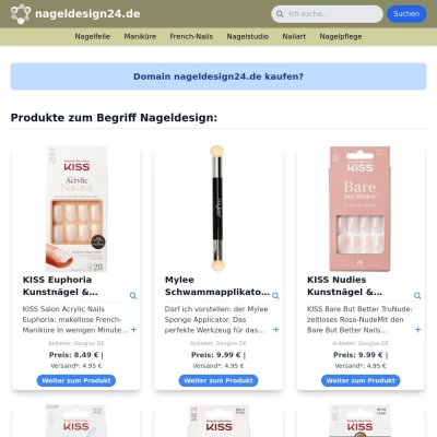 Screenshot nageldesign24.de