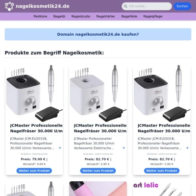 Screenshot nagelkosmetik24.de