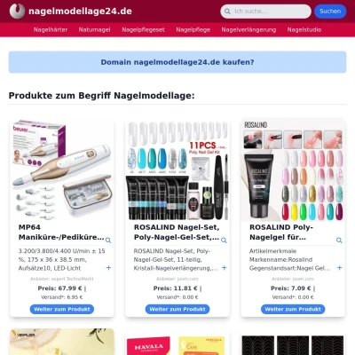 Screenshot nagelmodellage24.de