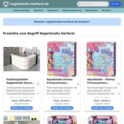 Screenshot nagelstudio-herford.de