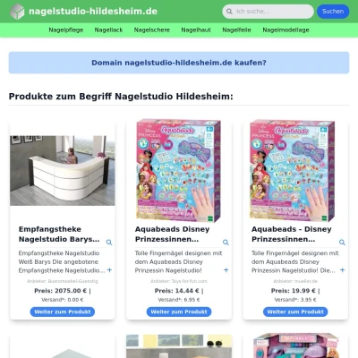 Screenshot nagelstudio-hildesheim.de