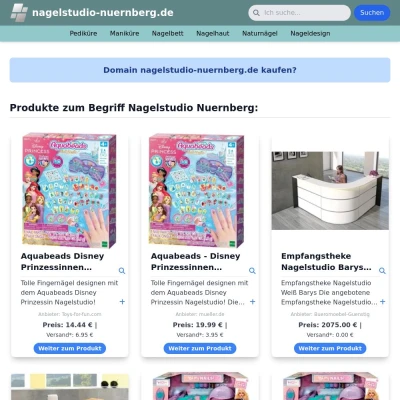 Screenshot nagelstudio-nuernberg.de