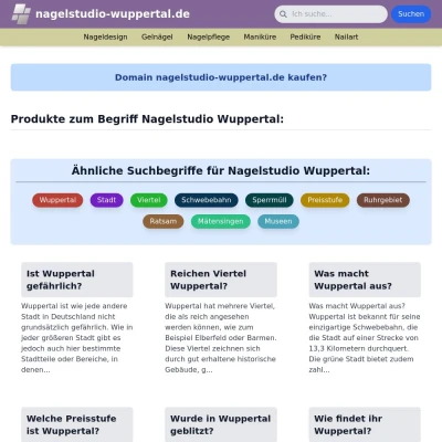 Screenshot nagelstudio-wuppertal.de