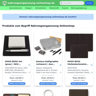 Screenshot nahrungsergaenzung-onlineshop.de