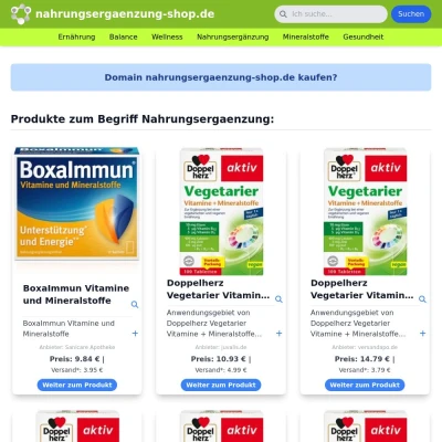 Screenshot nahrungsergaenzung-shop.de