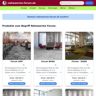 Screenshot nahwaerme-forum.de