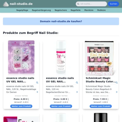Screenshot nail-studio.de