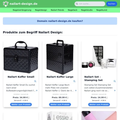 Screenshot nailart-design.de