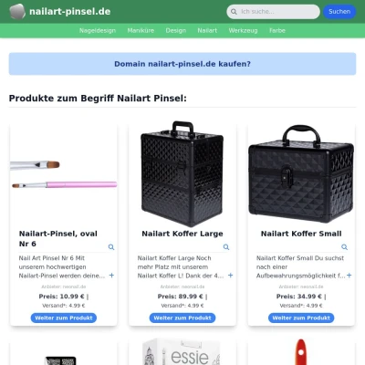 Screenshot nailart-pinsel.de