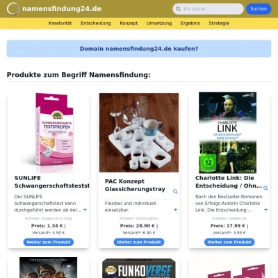 Screenshot namensfindung24.de