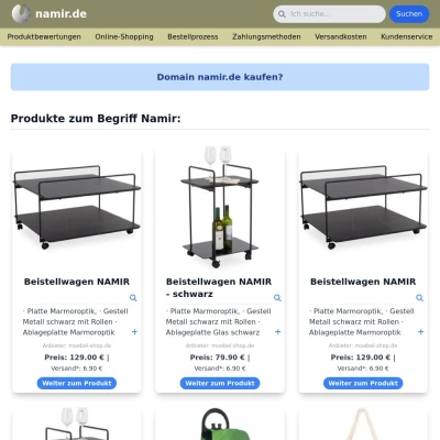Screenshot namir.de