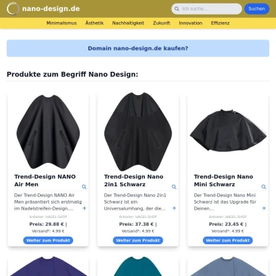 Screenshot nano-design.de
