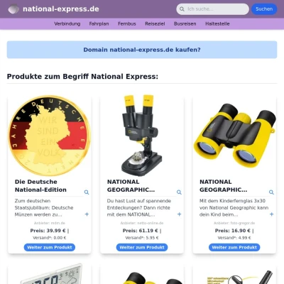 Screenshot national-express.de